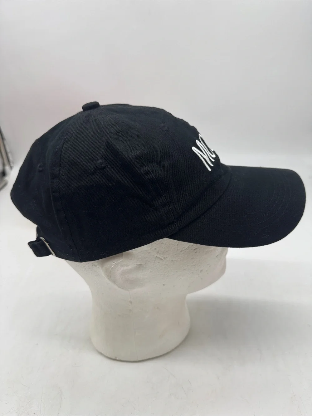 MOOD Embroidered Black Baseball Cap - Unbranded